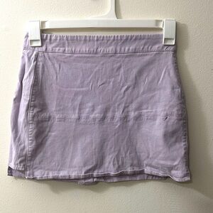 FOREVER 21 Lavender Mini Skirt Zipper $18 SIZE SMALL A-Line Preppy Clean Simple